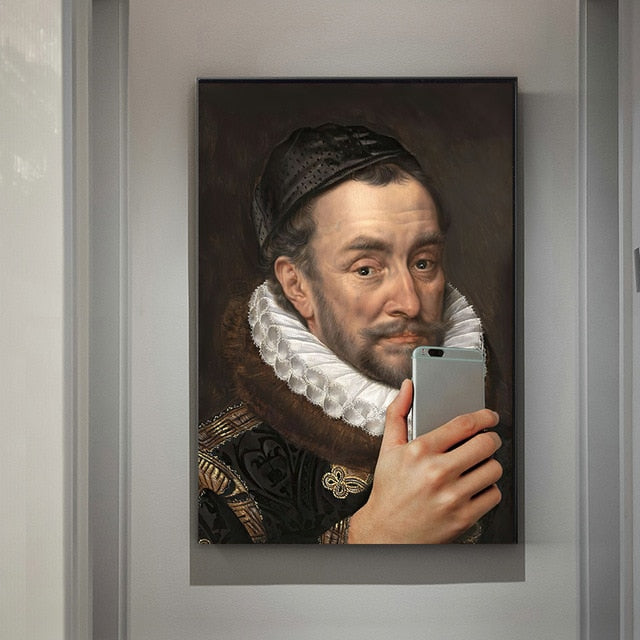 Classical European Oil Woman Canvas