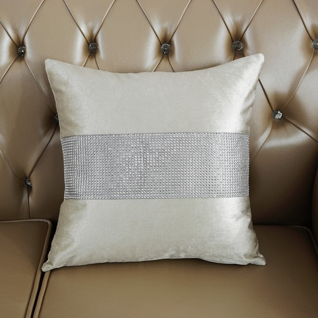 Velvet Fabric Diamond Pillow Cushion