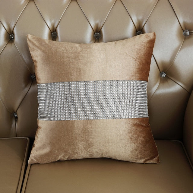 Velvet Fabric Diamond Pillow Cushion