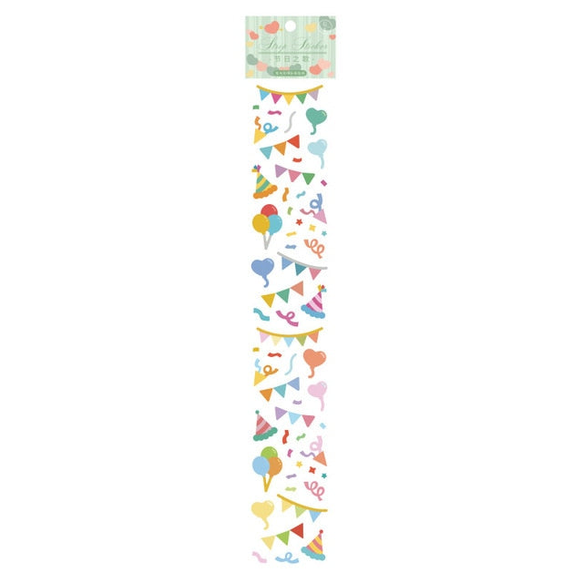 1Pieces Colorful Ribbon Series Stickers Decoration