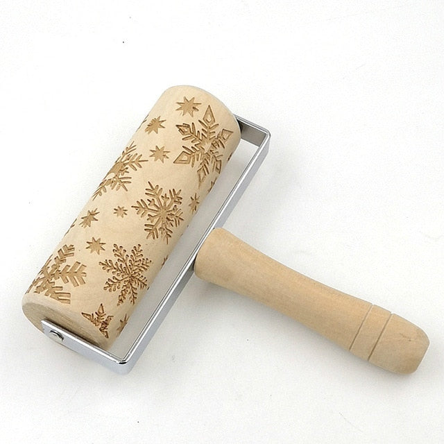 Embossing Rolling Pin Baking Dough