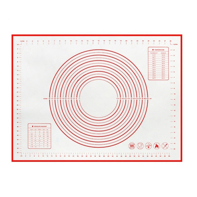 Silicone Baking Mat Rolling Dough Pad