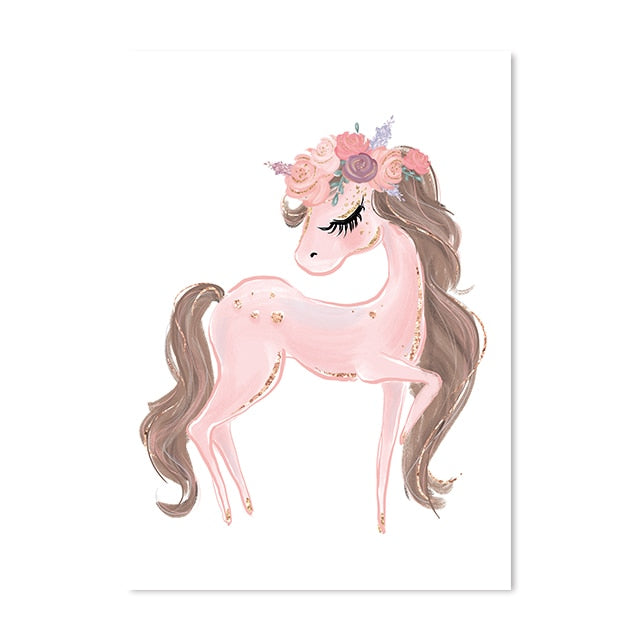 Little Princess Ballerina Canvas Poster