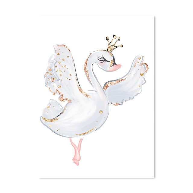 Little Princess Ballerina Canvas Poster
