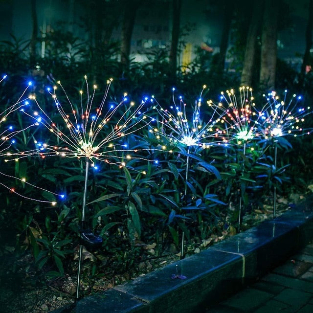 Grass Globe Dandelion Flash String Lights