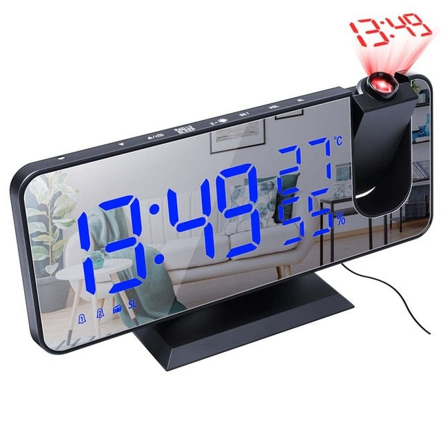 LED Digital Alarm Clock Watch Table Electronic Desktop