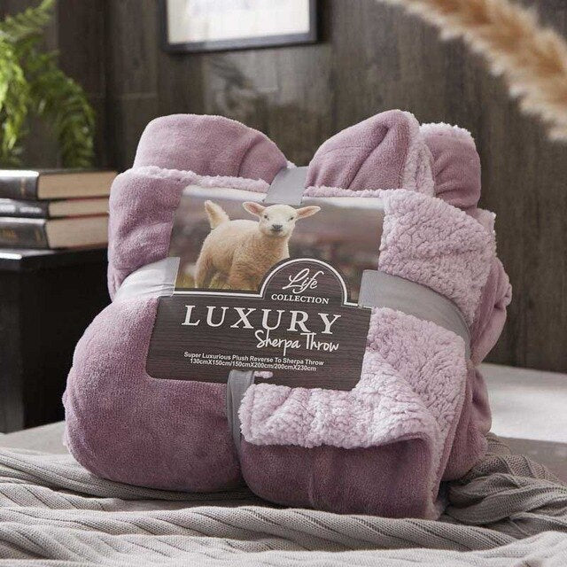 Winter Throw Blankets Soft Warm Flannel Blanket
