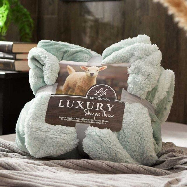 Winter Throw Blankets Soft Warm Flannel Blanket