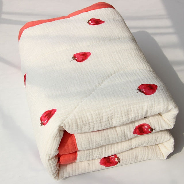 Quilt Warm Padded Cotton Blanket Newborn