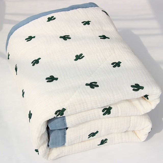 Quilt Warm Padded Cotton Blanket Newborn