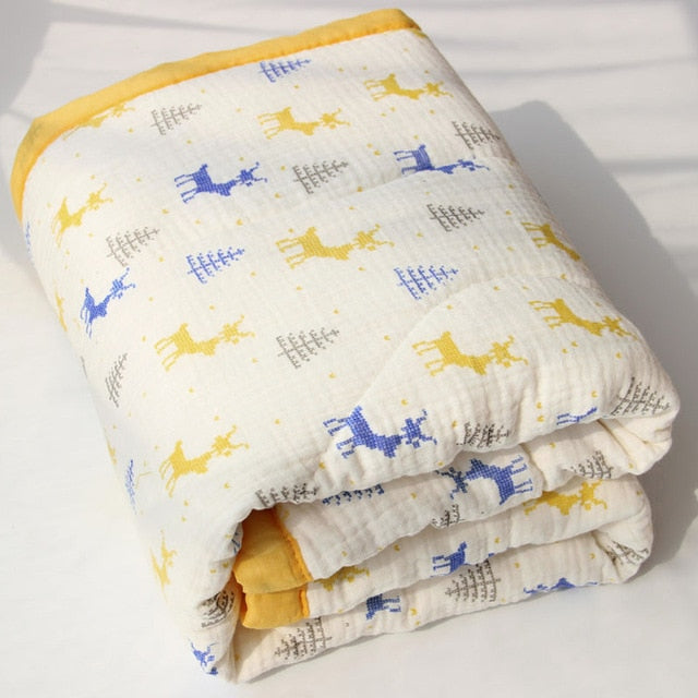 Quilt Warm Padded Cotton Blanket Newborn