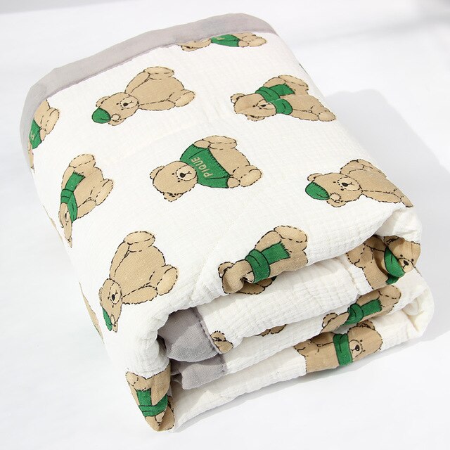 Quilt Warm Padded Cotton Blanket Newborn