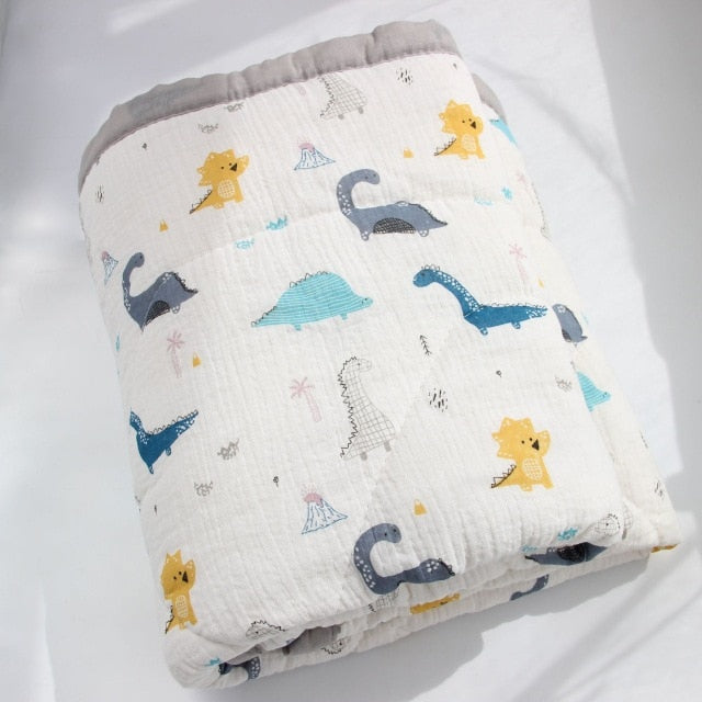 Quilt Warm Padded Cotton Blanket Newborn