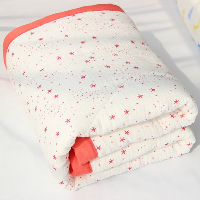 Quilt Warm Padded Cotton Blanket Newborn