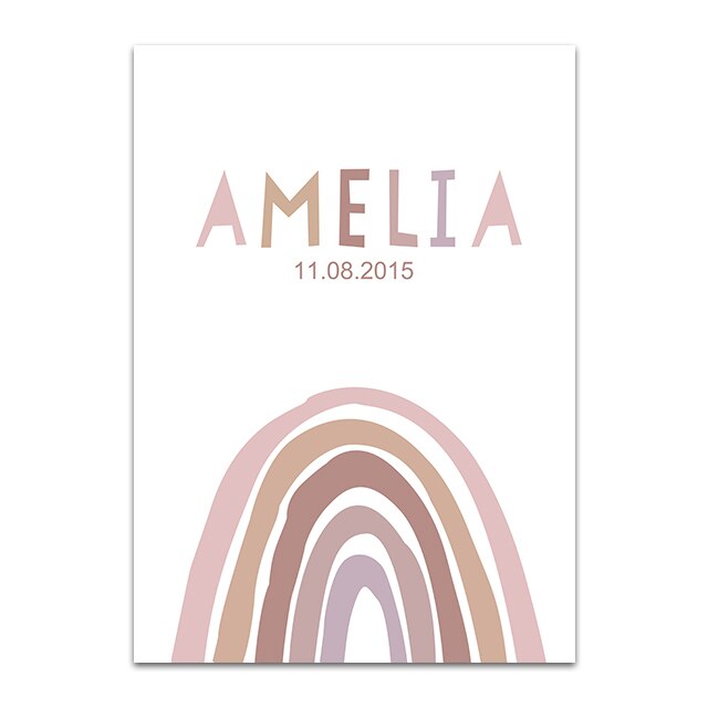 Alphabet Art Print Custom Wall Art Canvas