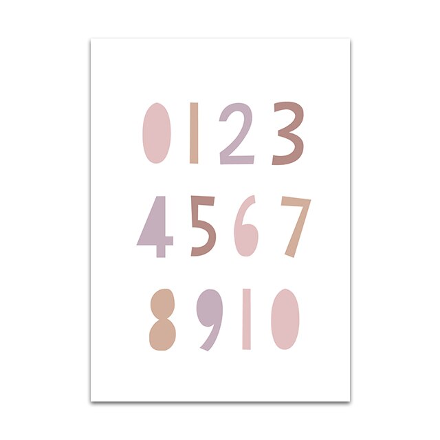 Alphabet Art Print Custom Wall Art Canvas