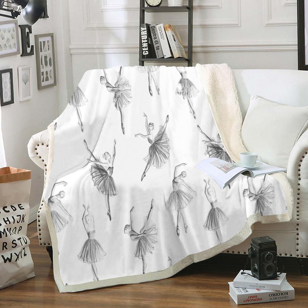 Ballet Blanket White Little Swan