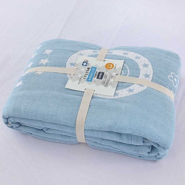 Four-Layers Gauze Home Throw Blanket