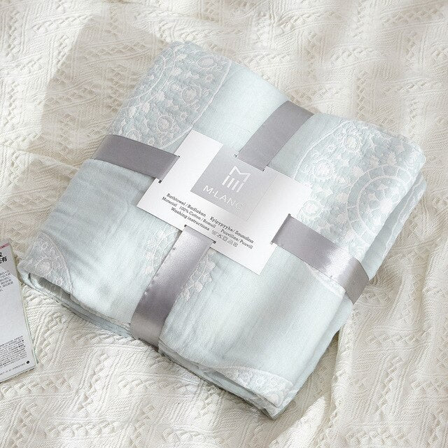 Cotton Throw Blanket Lounge Soft Prop