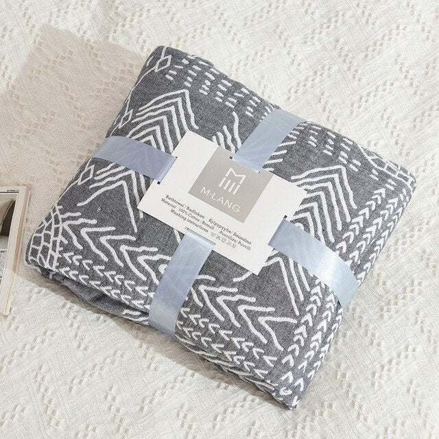 Muslin Cotton Gauze Throw Blanket for Bed