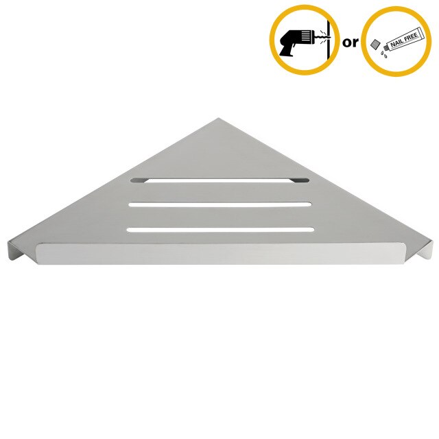 Stainless Steel Corner Shelf Bathroom Rack Wall