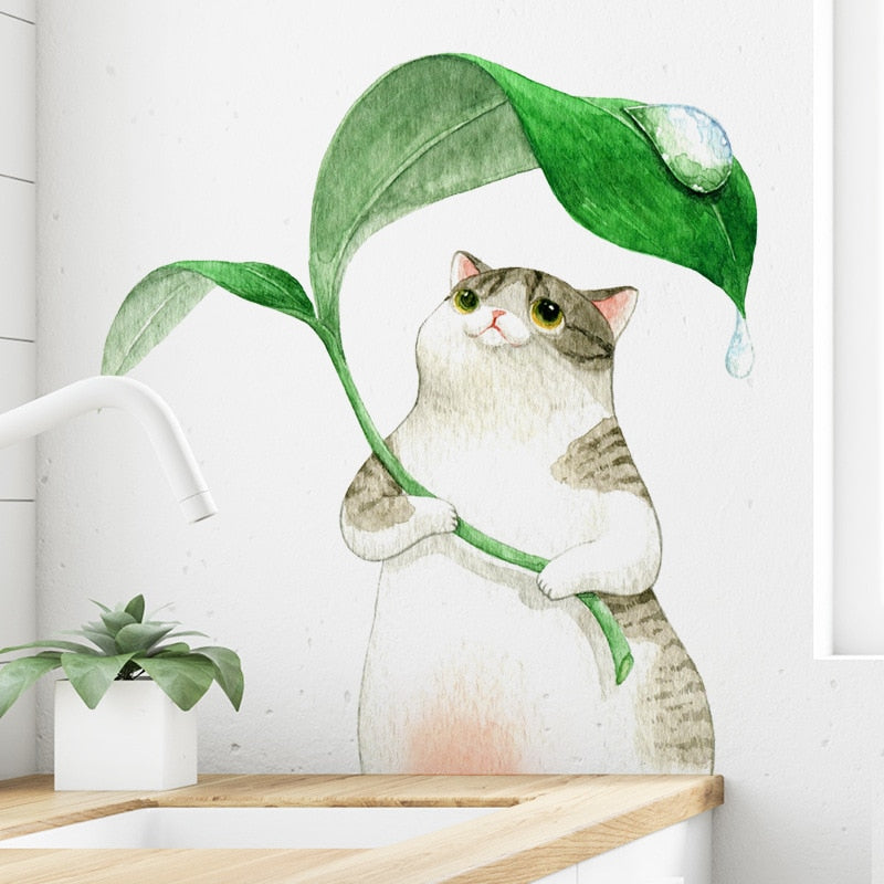 Cartoons Kitten Wall sticker kids room