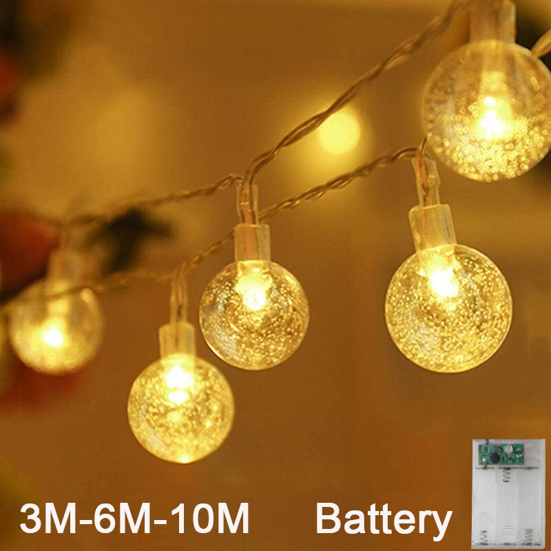 LEDS Crystal ball String Fairy Lights
