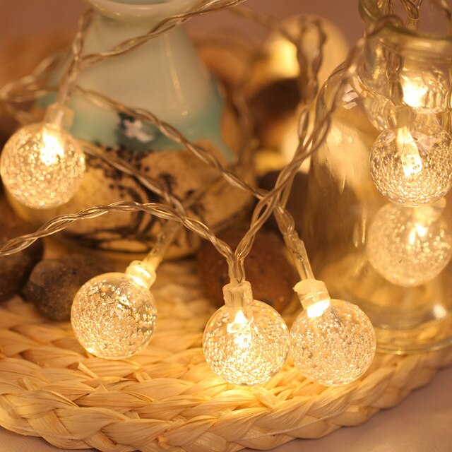 LEDS Crystal ball String Fairy Lights