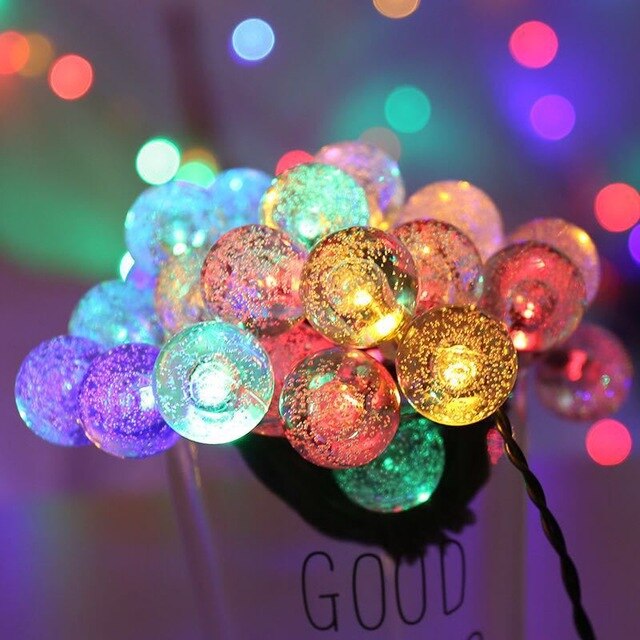 LEDS Crystal ball String Fairy Lights