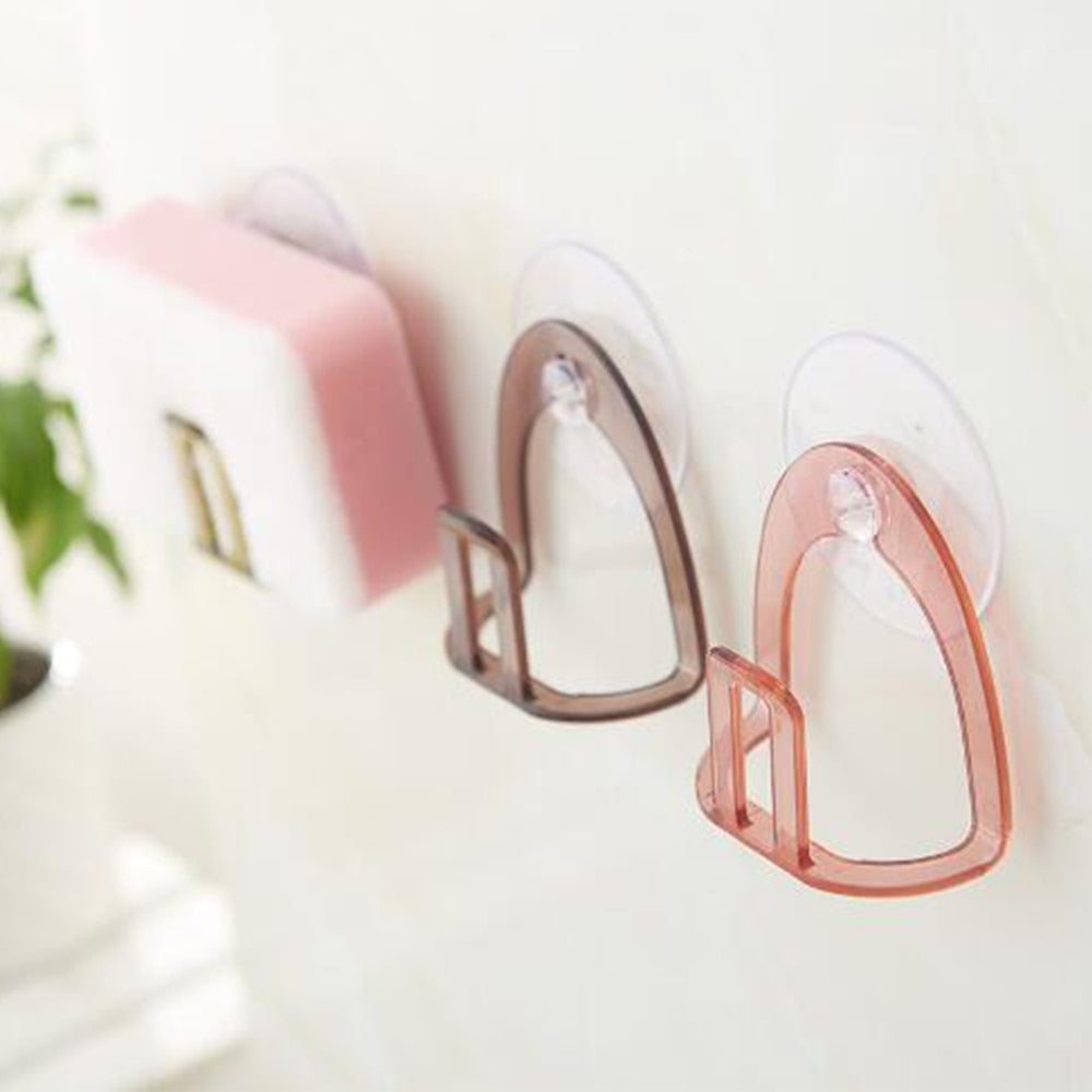 Kitchen Suction Cup Sponge Holder Sink Drain
