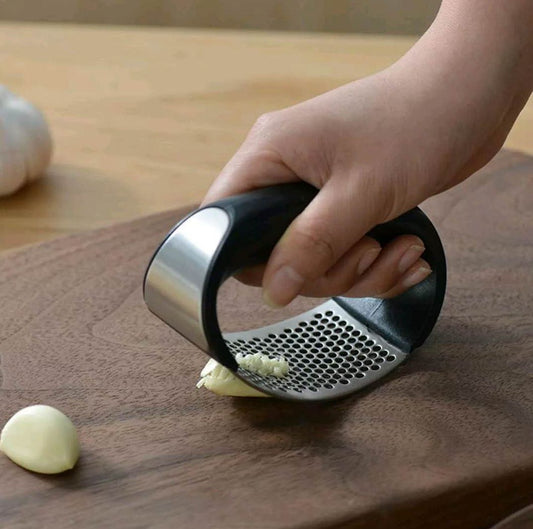 1 piece Stainless Steel Press Manual Garlic Mincer