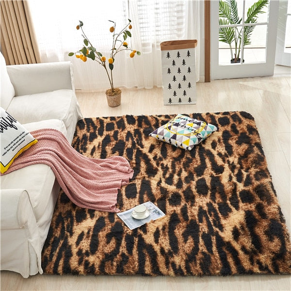 Long Hair Living Room Carpet Sofa