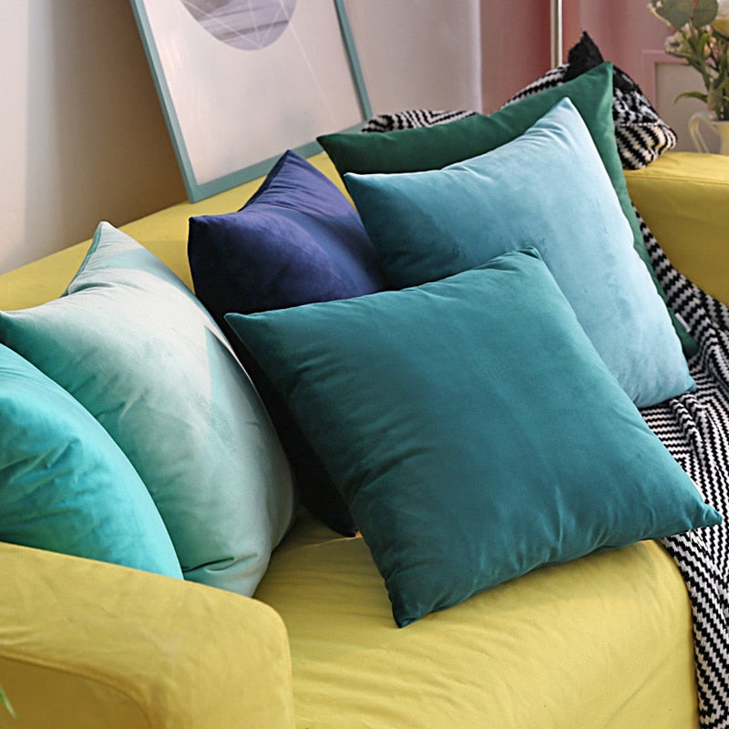 Throw Pillow Velvet Cushion Cover