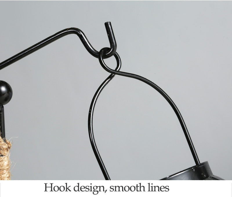 Metal Candlestick Abstract Character Sculpture