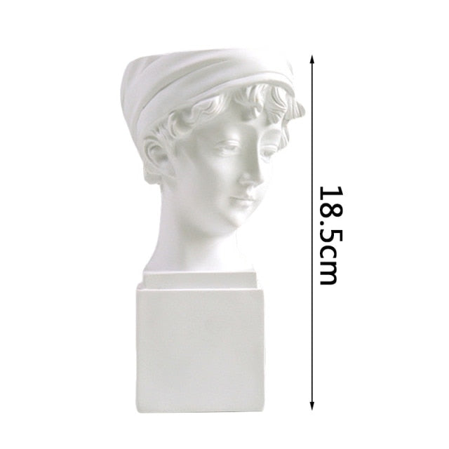 Creative Portrait Human Head Flower Vase