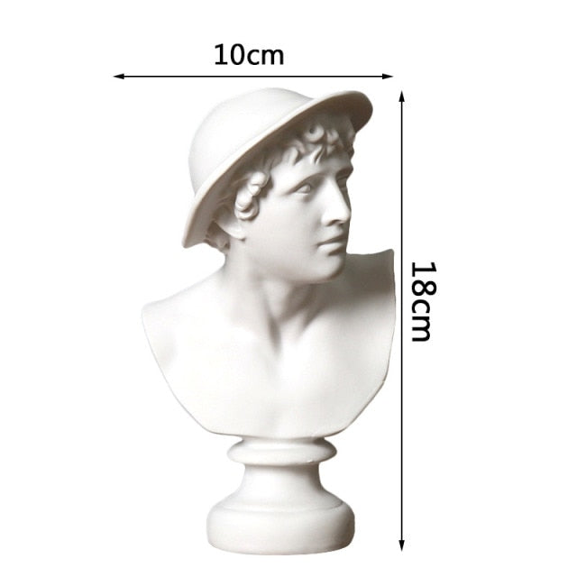 Creative Portrait Human Head Flower Vase