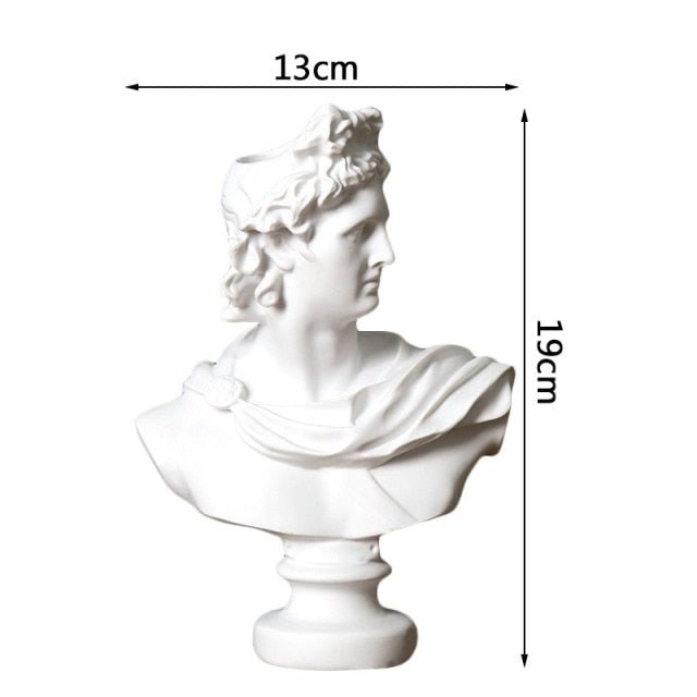 Creative Portrait Human Head Flower Vase