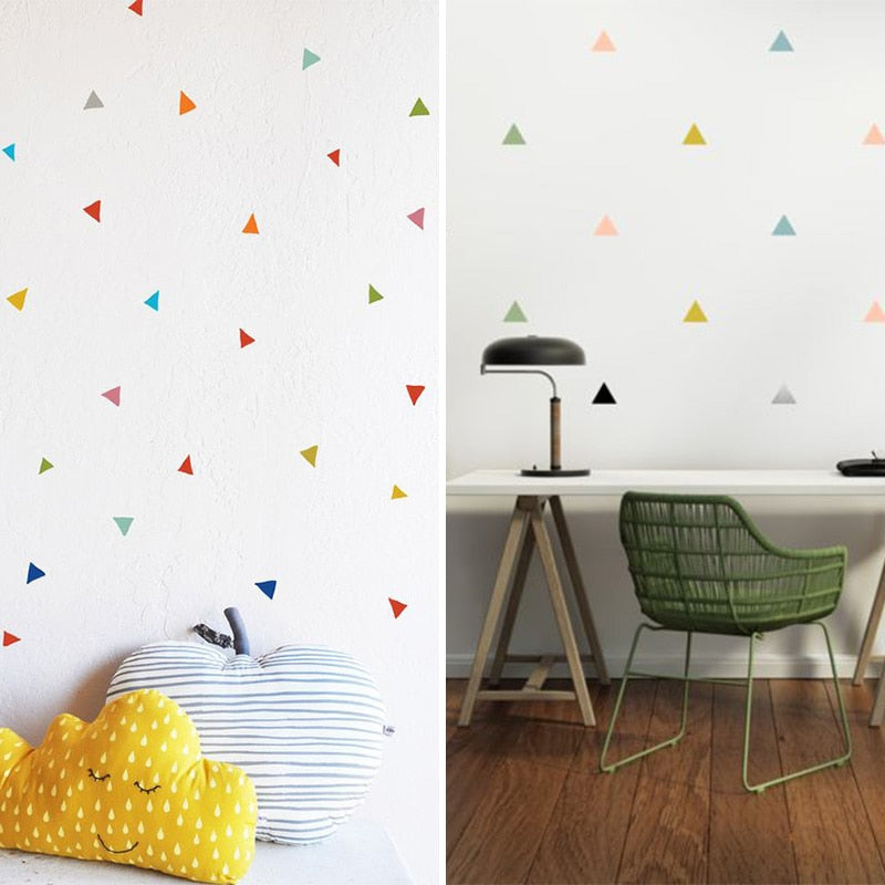 Triangles Wall Sticker For Kids Room