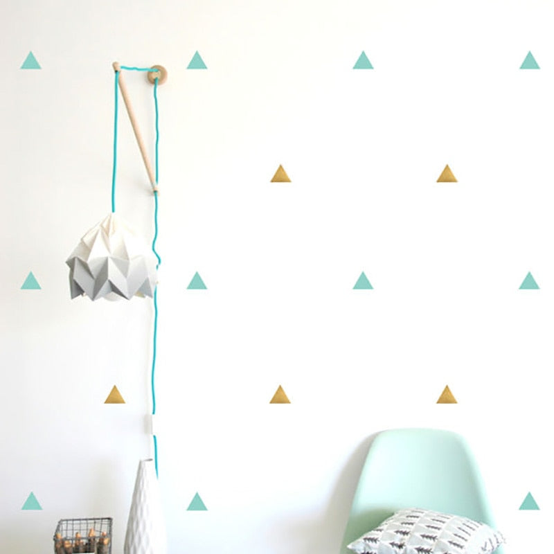 Triangles Wall Sticker For Kids Room