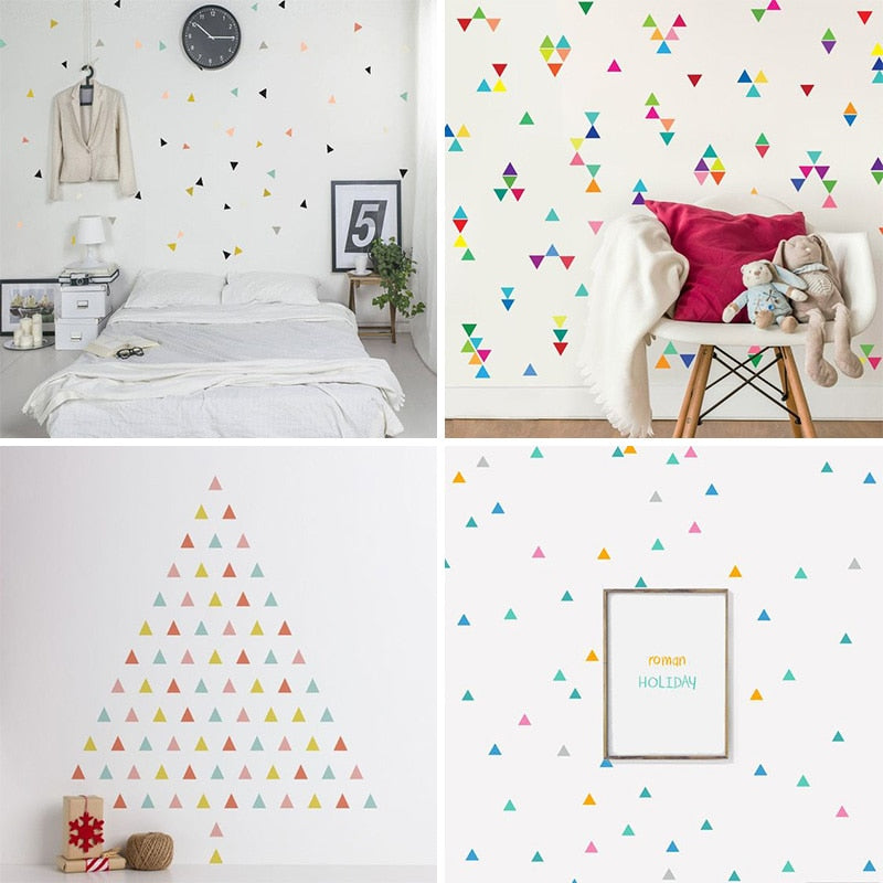 Triangles Wall Sticker For Kids Room