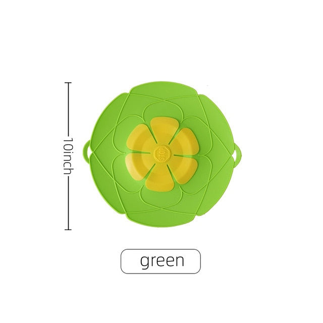 Spill Stopper Cover Silicone Lid For Pot Pan Cooking