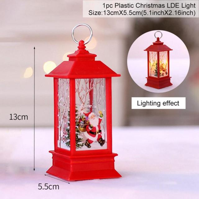 Santa Claus Snowman Light Merry Christmas Decor