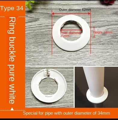 Plastic Wall Hole Duct Cover Shower Faucet