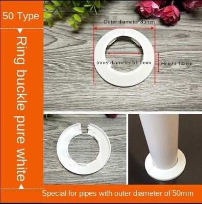 Plastic Wall Hole Duct Cover Shower Faucet