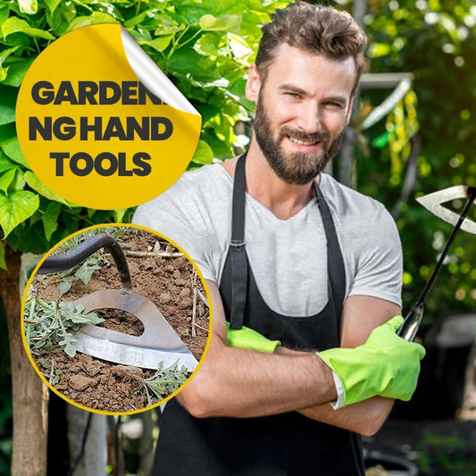 All-Steel Hardened Hollow Hoe Handheld Weeding