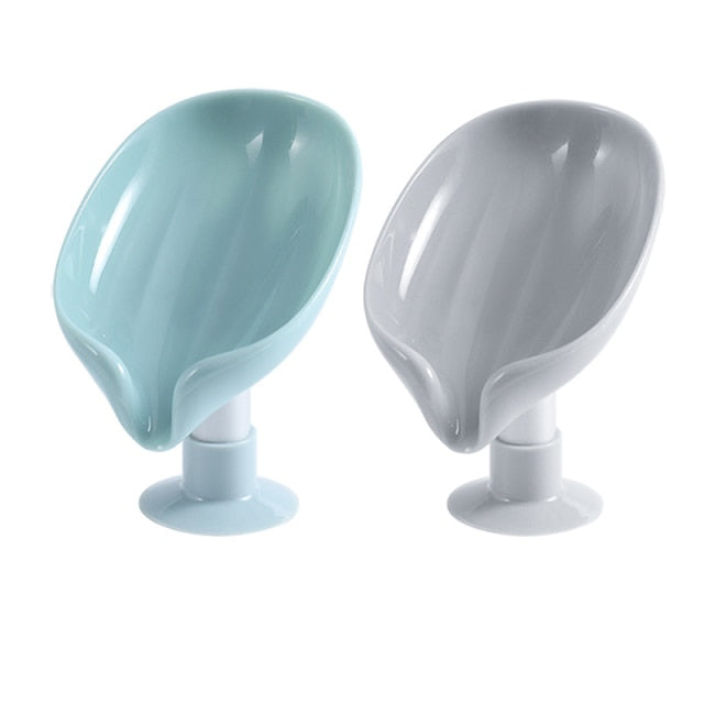 Suction Cup Soap dish Leaf Soap Holder