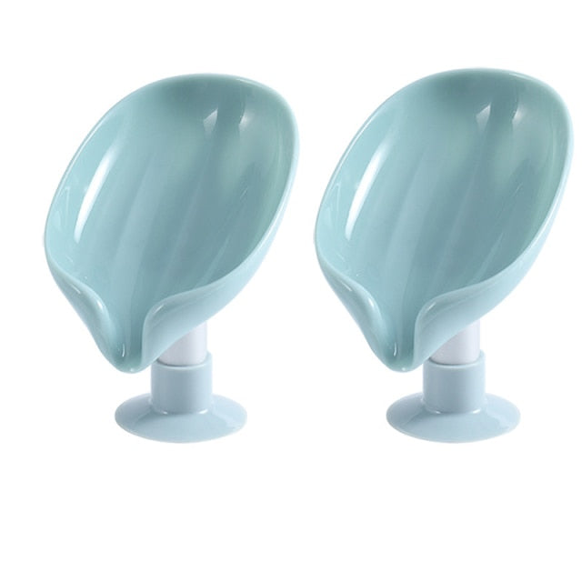 Suction Cup Soap dish Leaf Soap Holder