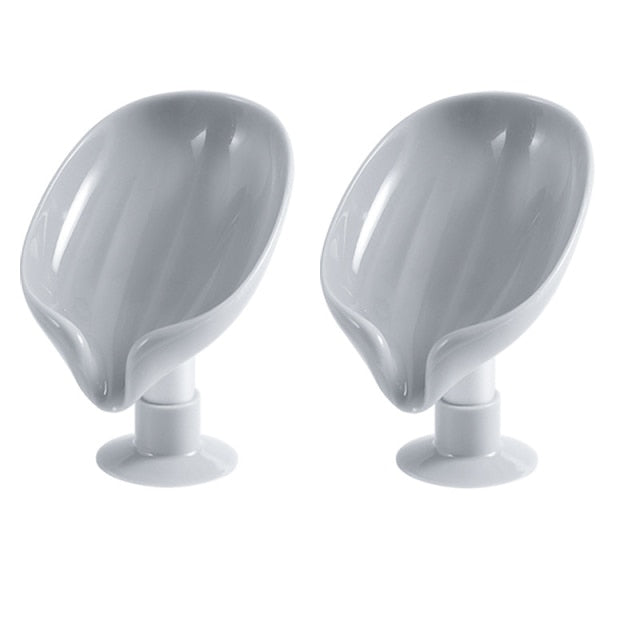 Suction Cup Soap dish Leaf Soap Holder