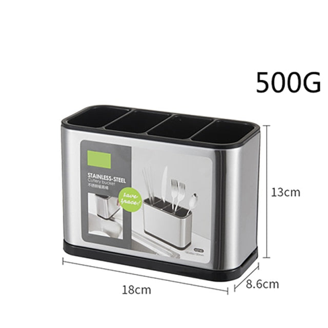 Knife Holder Tube Spoon Storage Box Rack