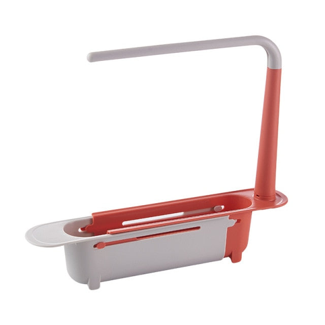 Kitchen Sinks Organizer Soap Sponge Drain Rack
